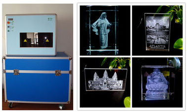 China 3W de diode pompte 3D de Gravuremachine van de Glaslaser met 2 Jaar Garantie leverancier