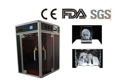 China 3W 3D Lucht van de de Gravuremachine van de Glaslaser die voor Kerstmisgiften wordt gekoeld leverancier